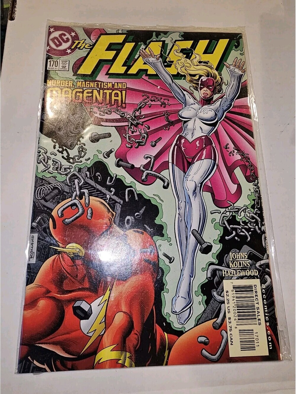 The Flash #170 2001 1st App Murder Magnetism And Magenta